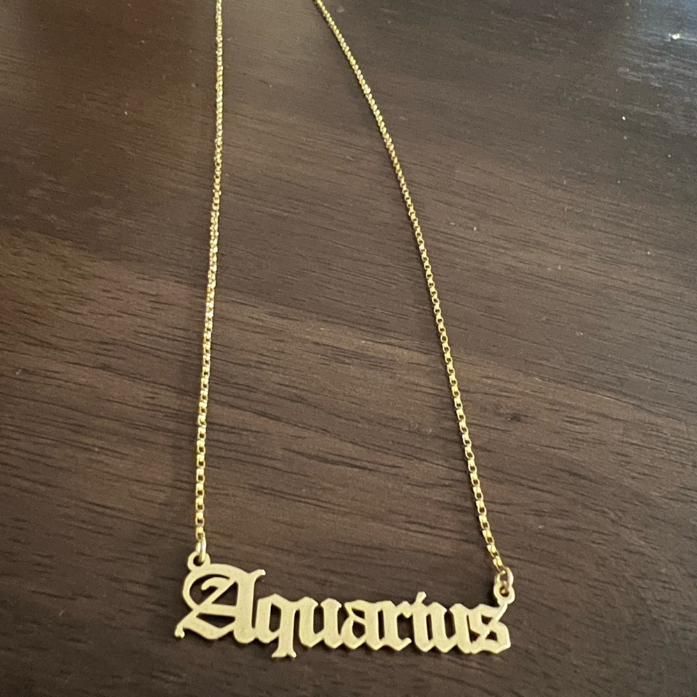 Electric Picks Astrology necklace